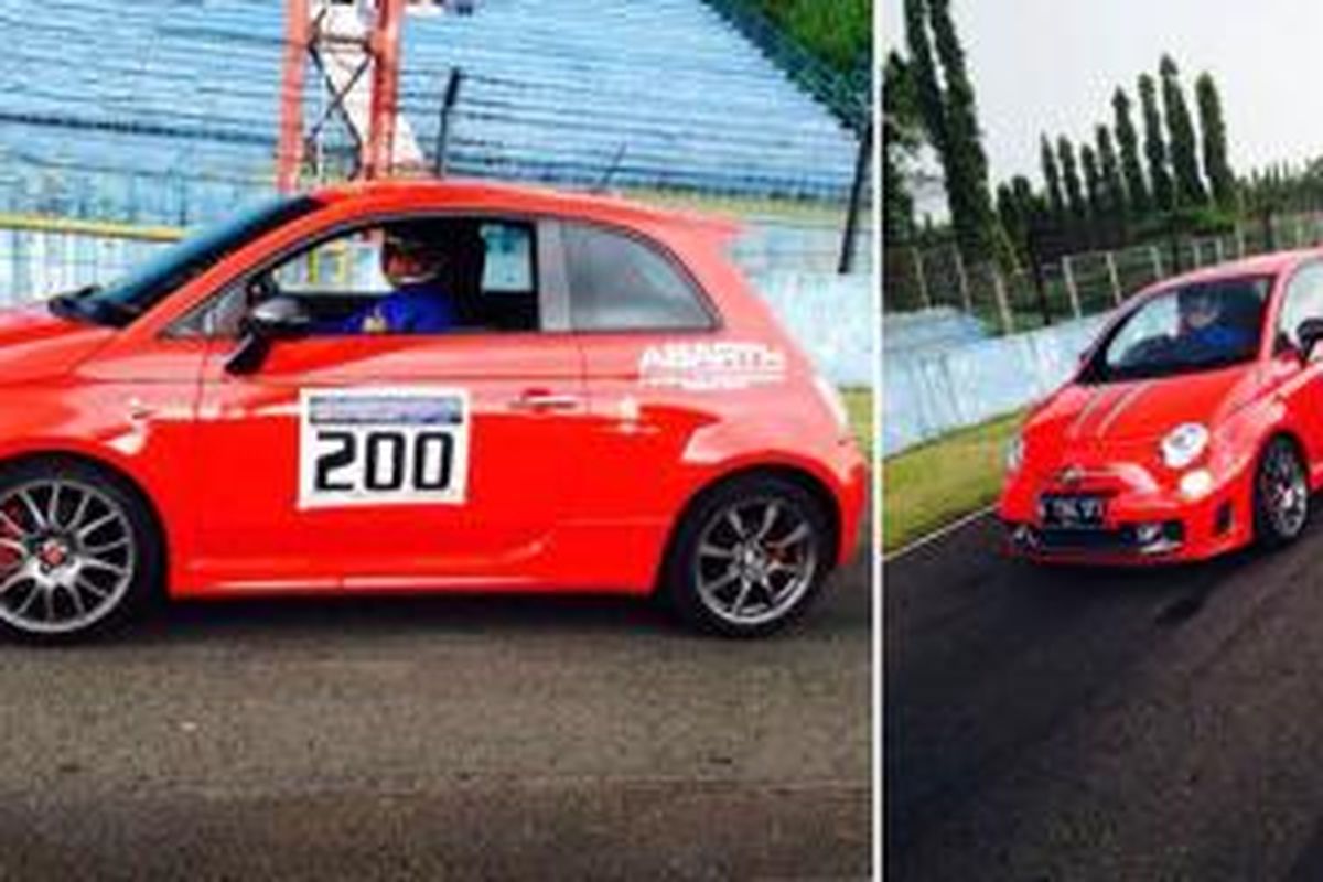 Abarth Indonesia ikut serta di ajang balap drag di Sentul. Dengan mobil standar, pebalapnya berhasil meraih pos ke-6.