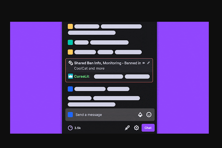 Cara kerja fitur Shared Ban Info di Twitch.