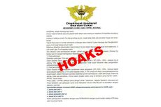 [HOAKS] Pesan Bermodus Lelang Mengatasnamakan Ditjen Bea dan Cukai