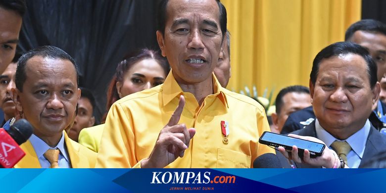 Jokowi Jawab Isu Dirinya Jadi Ketua Dewan Pembina Golkar