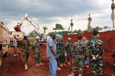 Konstruksi Sistem Pertahanan Kompi Zeni TNI Dijadikan Percontohan di Kamp Perdamaian PBB di Kongo