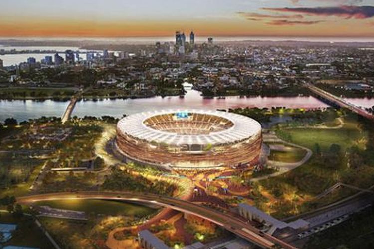 Perth Stadium siap direncanakan selesai pembangunannya pada 2017 dan siap digunakan mulai awal 2018.