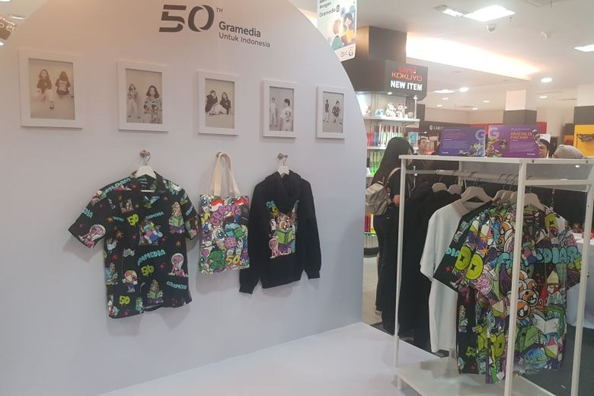 Acara 50 Tahun #GramediaUntukIndonesia di Gramedia PIM, Jakarta, Jumat (31/1/2020).