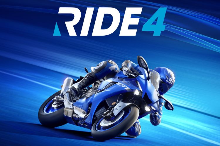 Poster game balap motor Ride 4.