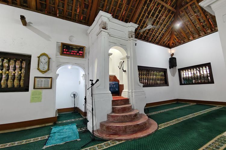Masjid Jami Angke di Jakarta Barat, Sabtu (30/3/2024). 