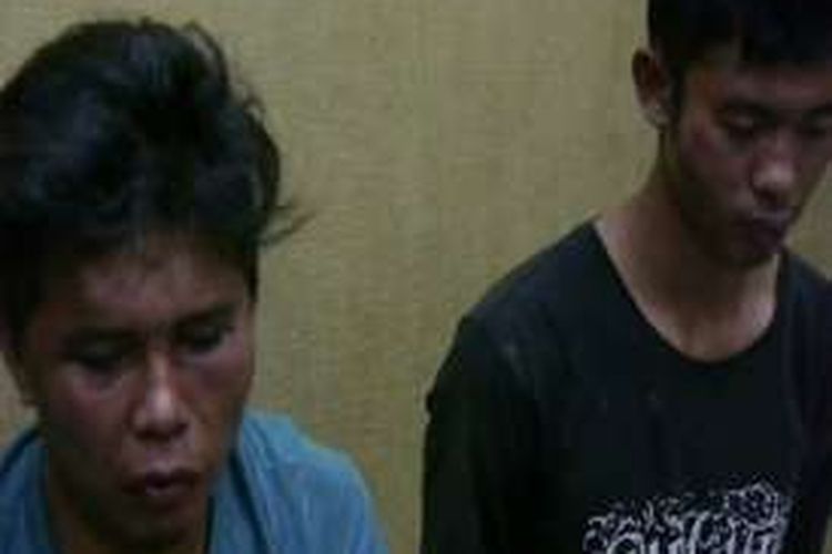 Dua perampok bertopeng yang menyandera korban sekeluarga di Donggala, Sulawesi Tengah, ditangkap petugas Polres Majene.