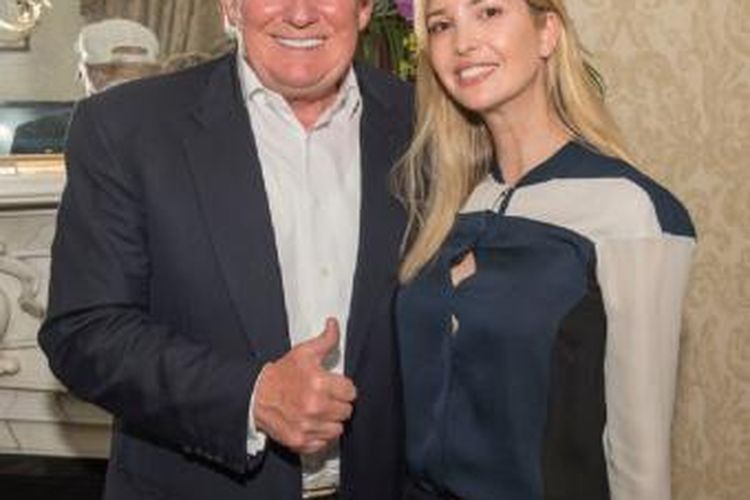 Donald Trump dan putrinya, Ivanka Trump.