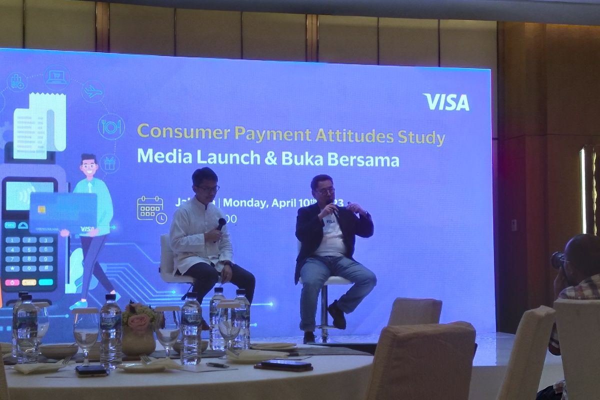 Visa merilis temuan dari Consumer Payment Attitudes Study, Senin (10/4/2023).