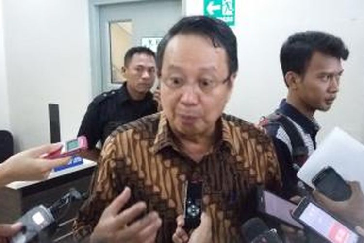 Kepala BNPB Willem Rampangilei, saat ditemui di Kantor Kemenko PMK, Jakarta Pusat, Jumat (13/11/2015).