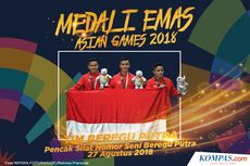 INFOGRAFIK Asian Games: Medali Emas Ke-15, Tim Beregu Putra Pencak Silat