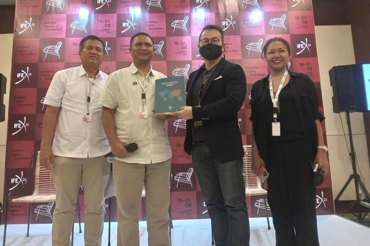 Konferensi pers IFEX 2022 di JIExpo, Kemayoran 