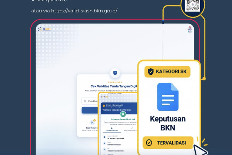 Cara Cek Keaslian SK BKN, Bisa Lewat Scan QR Code di HP