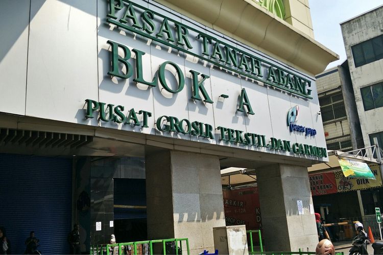 Pasar Tanah Abang, Jakarta Pusat, Kamis (23/5/2019).