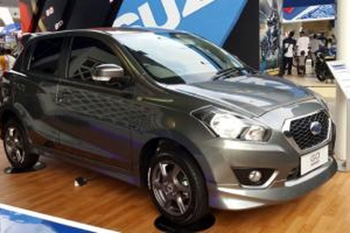 Datsun Go edisi spesial yang dipajang di booth Datsun PRJ, Kemayoran, 2015.