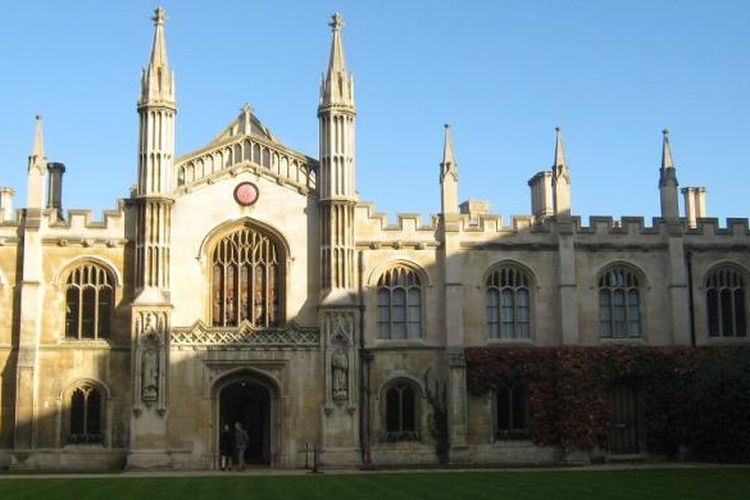 Salah satu sudut Kompleks Cambridge University Inggris.