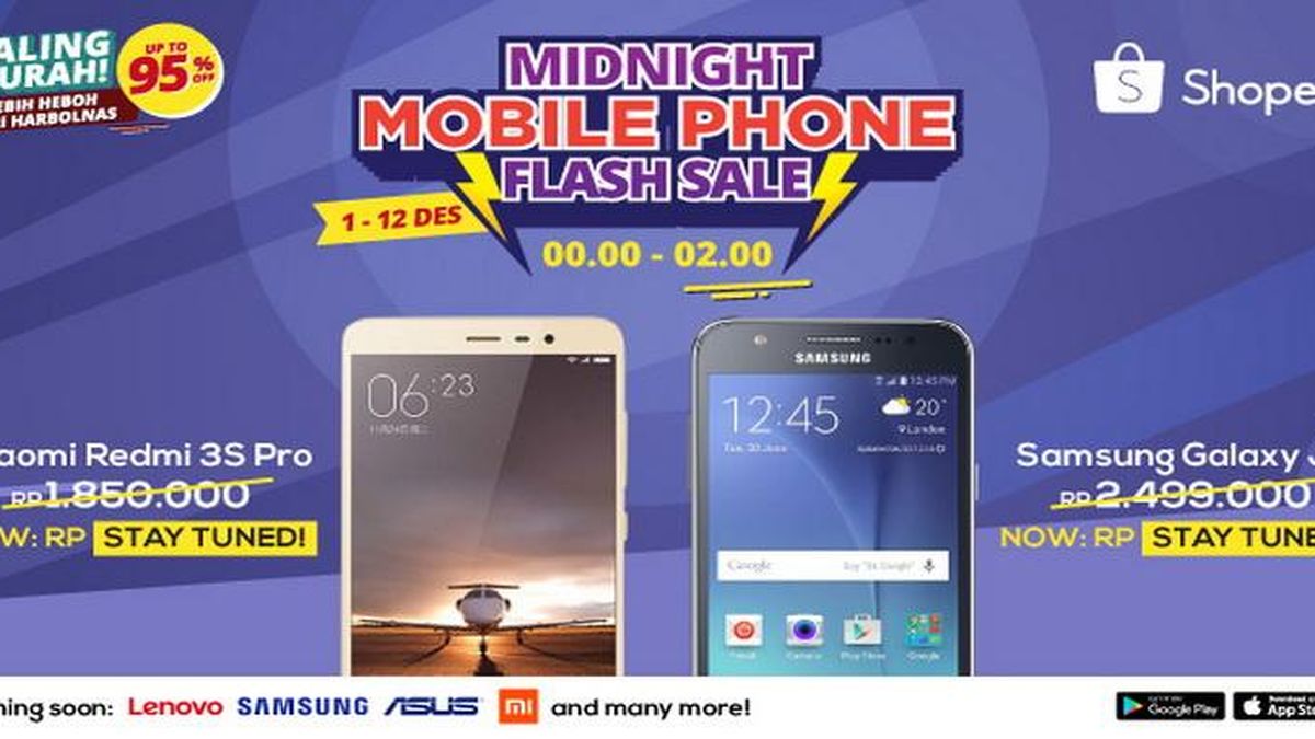 Ulang Tahun, Shopee Tawarkan Smartphone Lebih Murah dari Harbolnas