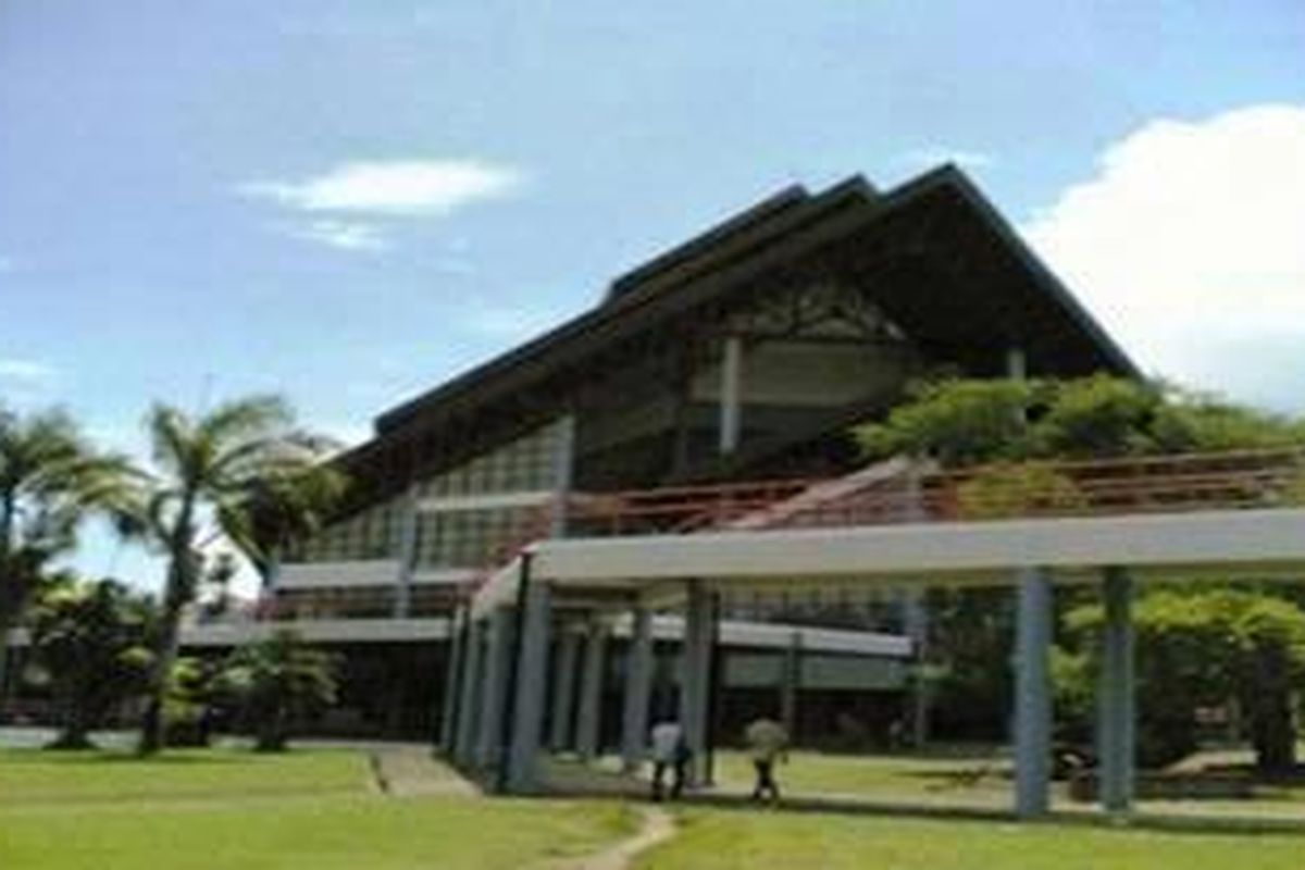Kampus Universitas Hasanudin, Makassar, Sulawesi Selatan. 
