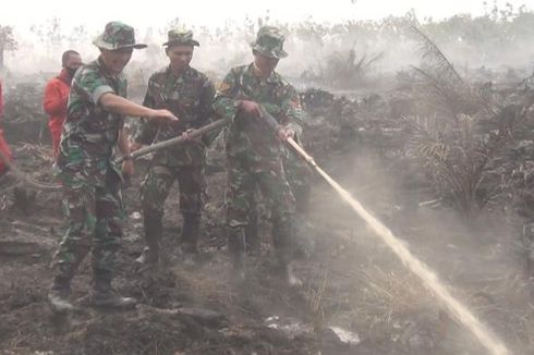 BNPB Akui Pemadaman Titik Api di Ogan Komering Ilir Lambat
