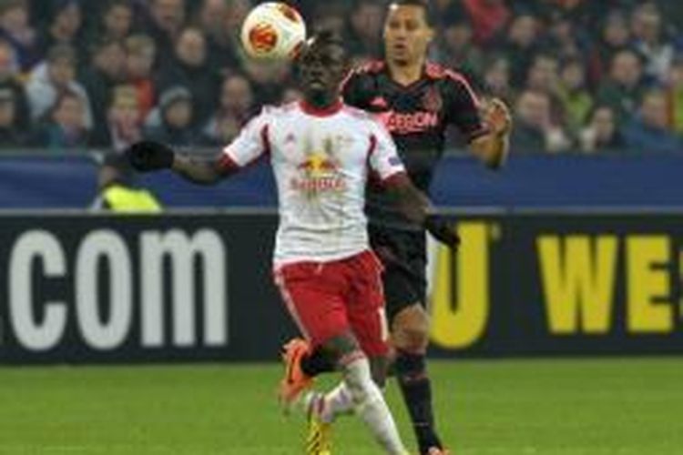 Striker asal Senegal, Sadio Mane, saat masih membela Red Bull Salzburg. Mane kini akan bermain untuk Southampton.