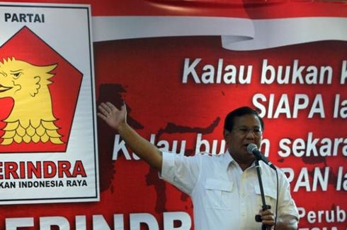 Gerindra Posisi Ketiga, Prabowo Layak Diperhitungkan