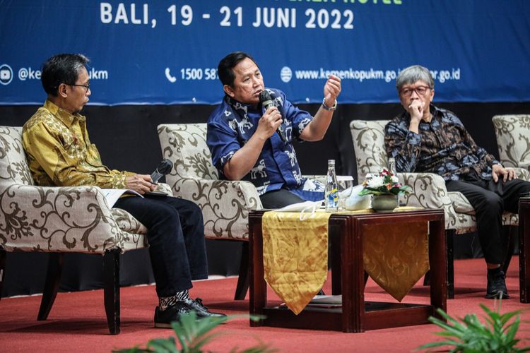 Deputi Bidang Perkoperasian Kementerian Koperasi dan UKM (KemenKopUKM) Ahmad Zabadi di Bali, Senin (20/6/2022).
