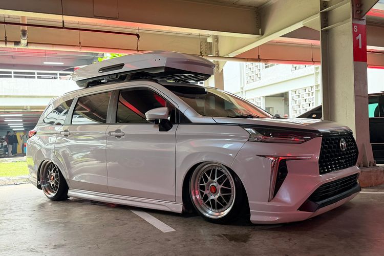 Modifikasi Toyota Veloz Ini Tampil Ceper Bergaya Stance