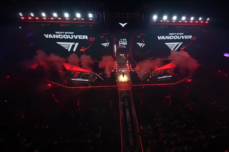 Kompetisi e-sports LCK Road to MSI 2025 League of Legends.