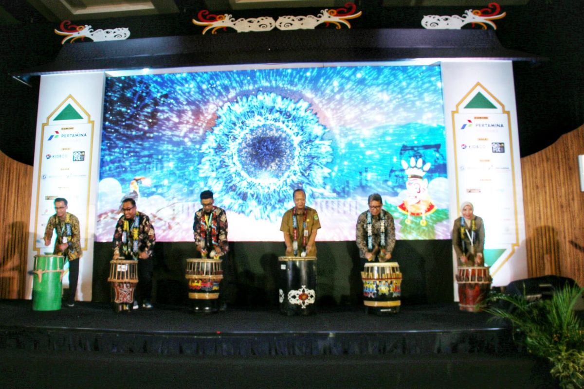 Puncak acara Pertemuan Ilmiah ke-53 Ikatan Ahli Geologi Indonesia (IAGI) secara resmi dibuka Balikpapan, Kalimantan Timur, Selasa (8/10/2024).