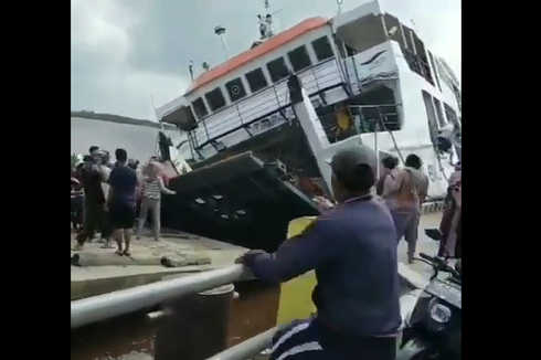 Viral Video Detik-detik Kapal Feri KMP Bili Terbalik di Pontianak, Bagaimana Ceritanya?