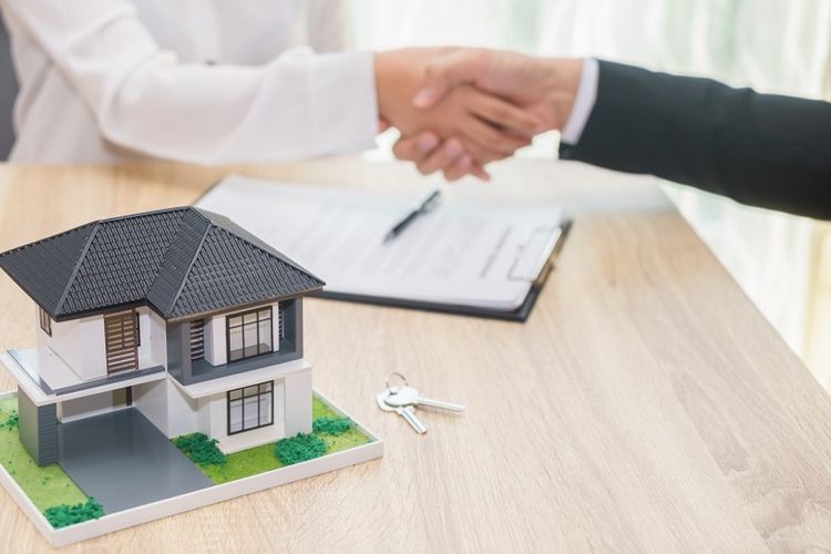 Ilustrasi transaksi pembelian rumah