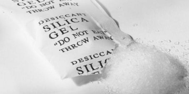 Ilustrasi silica gel. 