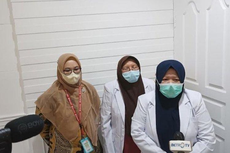 Penjelasan Dokter Spesialis Anak Konsultan Nefrologi RSUP H. Adam Malik terkait penyakit ginjal akut pada anak, Selasa (18/10/2022). 
