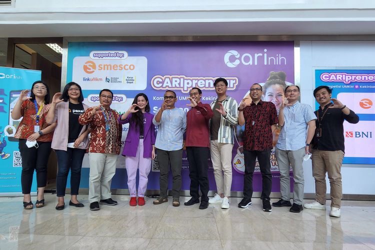 PT. Dasa Karya Indonesia melalui aplikasi CARInih bekerjasama dengan SMESCO Indonesia dan para partner ekosistemnya meluncurkan program CARIpreneur untuk mendukung percepatan penetrasi digital UMKM di Indonesia dalam semangat #NYATAKANsalingbantu.