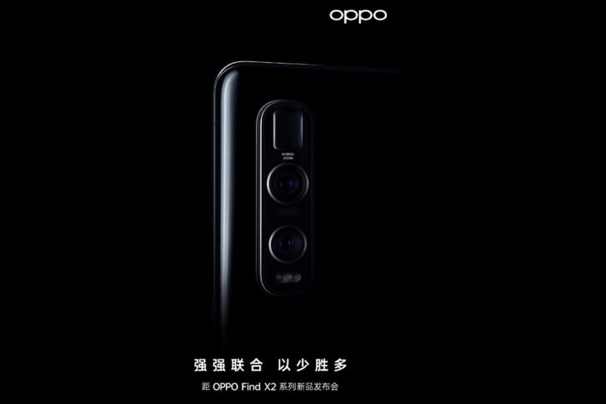 Bocoran Oppo Find X2 Pro yang menampakan kamera periskop.