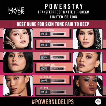 Make Over rilis lipcream terbaru dengan enam warna nude dalam rangka anniversary ke-11