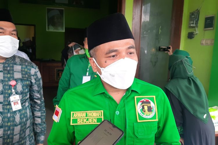 Sekjen DPP PPP, Arwani Thomafi saat menghadiri Muscab DPC PPP di Kabupaten Blora, Jumat (5/11/2921)