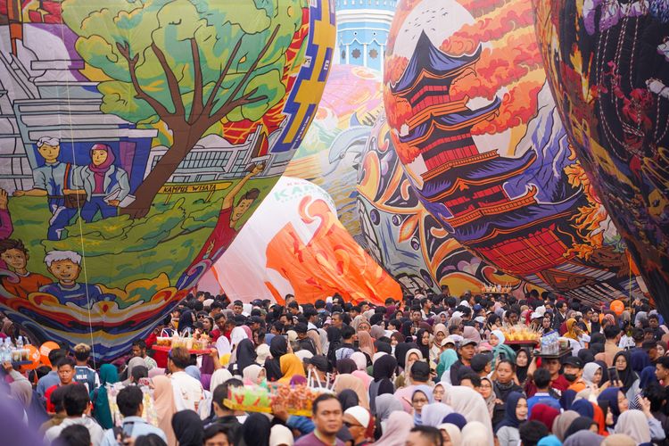 Festival Balon Udara di Universitas Muhammadiyah Purwokerto (UMP) tahun 2025.