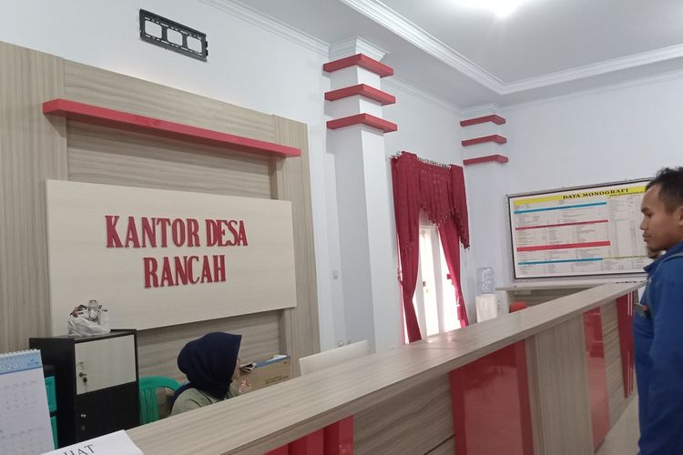 salah satu ruangan di Kantor Desa Rancah, Kabupaten Ciamis, Jawa Barat