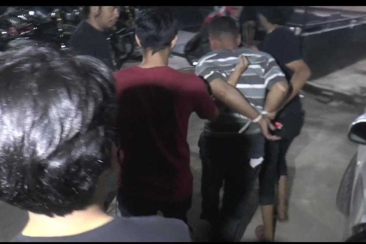 Pelaku SN yang diamankan polisi di kediamannya di Kecamatan Manggala, Kota Makassar, Sulsel, pada Rabu (31/5/2023)