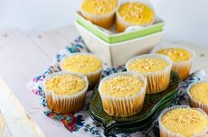 Resep Cupcake Keju Kukus, Beri Topping Meriah Sesuai Selera