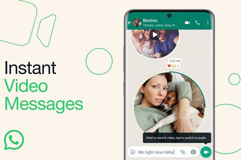 Cara Menggunakan Fitur Baru WhatsApp, Pesan Video Instan