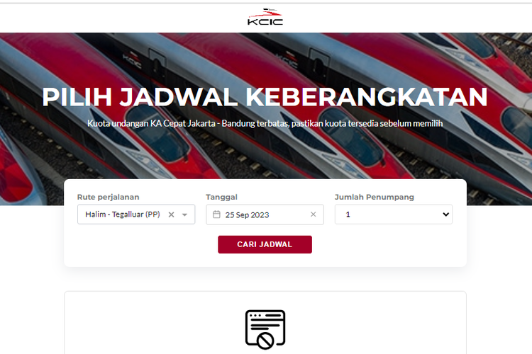 Cara daftar uji coba gratis tahap 2 Kereta Cepat Jakarta-Bandung