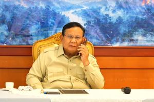 Momen Prabowo Telepon Minta Pengiriman Bantuan Karhutla di Kalteng Dipercepat