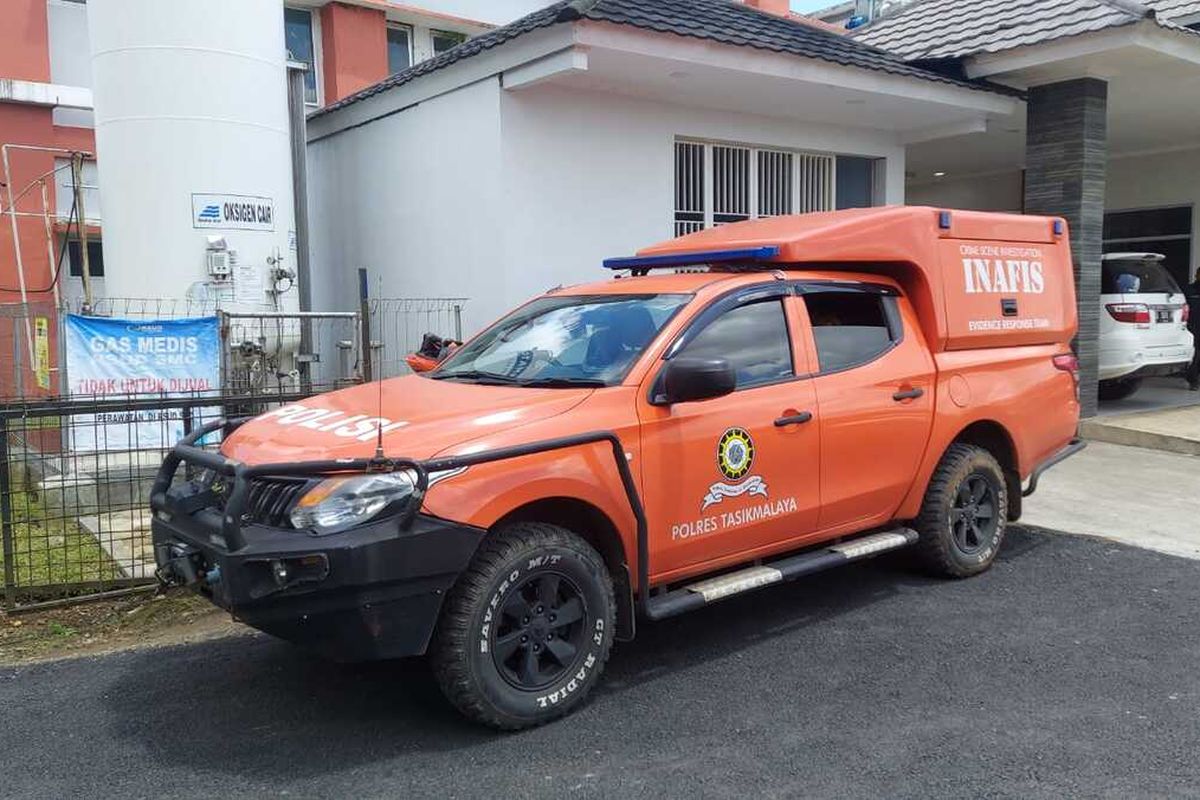 Jenazah siswi SMP asal Culamega, Kabupaten Tasikmalaya, diduga korban pembunuhan dengan kepala pecah masih berada di ruang kamar mayat RSUD SMC Singaparna, Kabupaten Tasikmalaya, Jawa Barat, Kamis (1/12/2022).