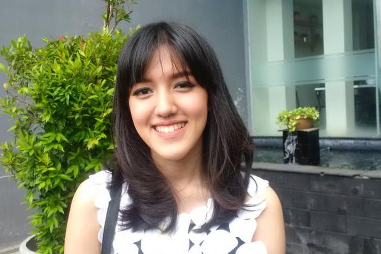 Alyssa Saufika Umari atau Ify Blink ditemui ketika hadir dalam sebuah kegiatan di Nafarro Park, Pasar Minggu, Jakarta Selatan, Selasa (17/1/2017).