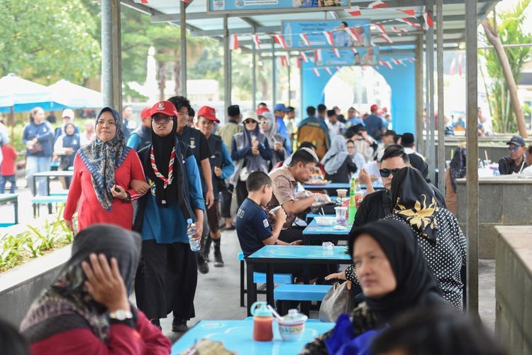 Perkuat Ekosistem UMKM, Le Minerale Perbarui Zona Kuliner KHAS Masjid Istiqlal  