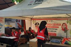 Pantura Panas, Para Pemudik Mampir di Posko PMI Cirebon