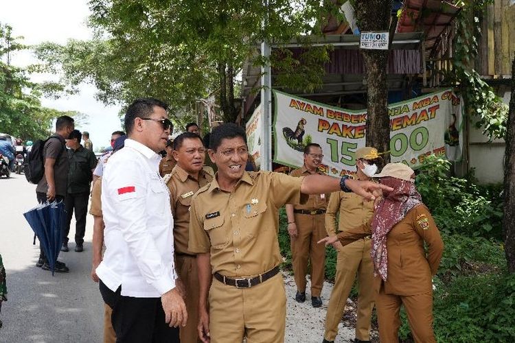 Wali Kota Samarinda Andi Harun saat lakukan kunjungan lapangan pada Selasa (4/10/2022).