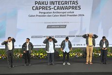 Survei Indikator: Elektabilitas Prabowo-Gibran 51,8 Persen, Anies-Muhaimin 24,1 Persen, Ganjar-Mahfud 19,6 Persen