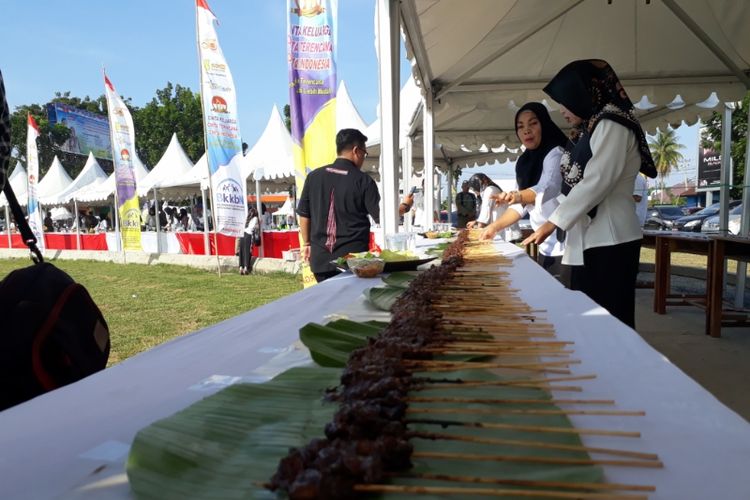 Festival sajian sate terbanyak di Kabupaten Kaur, Bengkulu